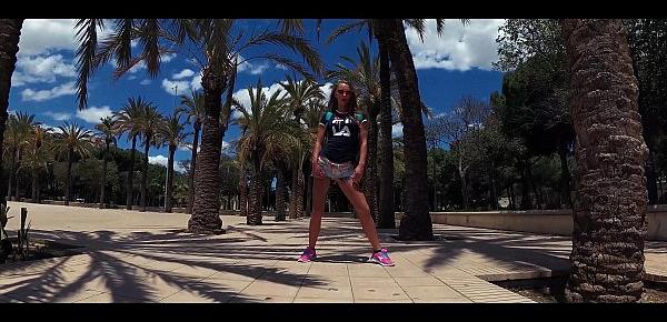  TRAVEL SHOW ASS DRIVER -  Valencia. Turia park with Sasha Bikeeva. Jardín del Turia Part 4